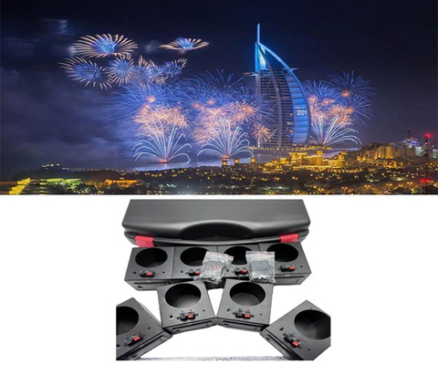 Stage Cold Ice Fountain Fireworks Firearms Firing System Machine per il matrimonio