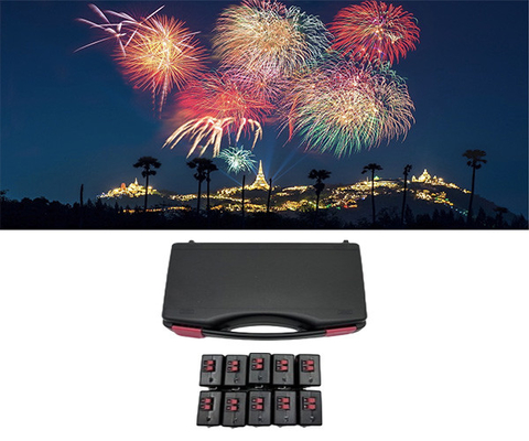 Batteria ricaricabile Remote control wireless Fuochi d'artificio a freddo OEM ODM