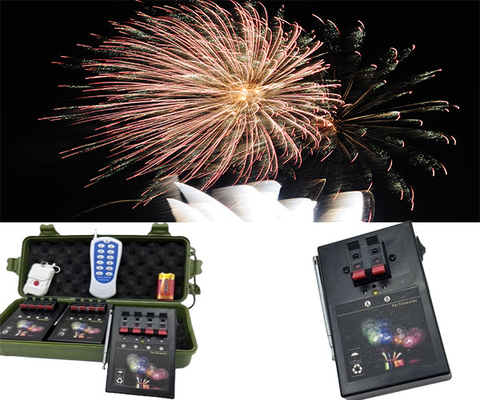 Batteria ricaricabile Remote control wireless Fuochi d'artificio a freddo OEM ODM