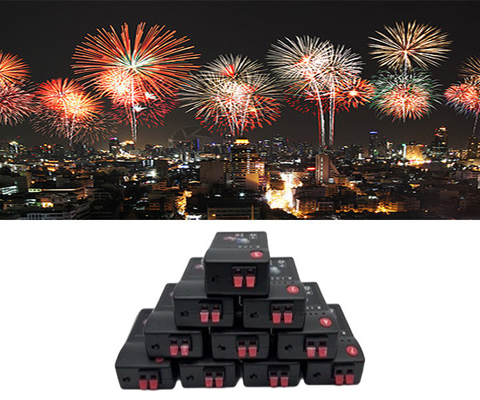 12 indizi Controllo remoto ricaricabile Stage Fontane interne Sistema di accensione Fuochi d'artificio