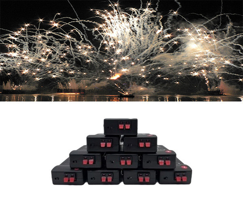 12 indizi Controllo remoto ricaricabile Stage Fontane interne Sistema di accensione Fuochi d'artificio