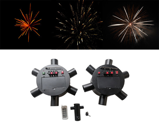 12 10 Canali 500m Ventilatore fuochi d'artificio Fontana macchina fuochi d'artificio sistema di impostazione controllo wireless