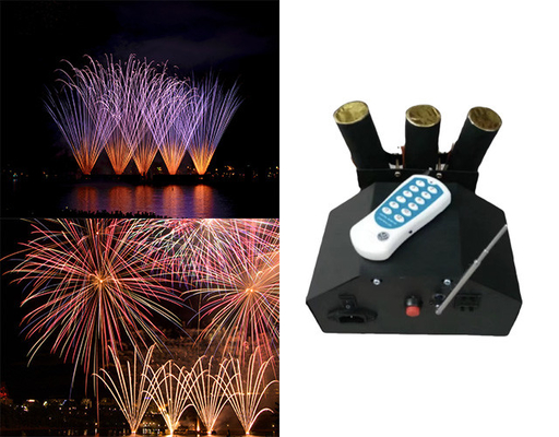 12 10 Canali 500m Ventilatore fuochi d'artificio Fontana macchina fuochi d'artificio sistema di impostazione controllo wireless