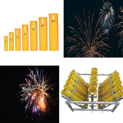 Tubo di mortaio in fibra di vetro da 4 pollici per sparare fuochi d'artificio