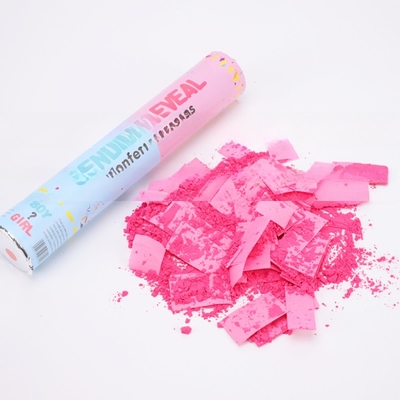 Rosso Blu Biodegradabile Confetti di nozze Poppers Poppers di genere