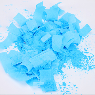 Rosso Blu Biodegradabile Confetti di nozze Poppers Poppers di genere
