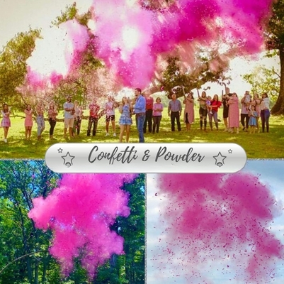 Biodegradabile Confetti di matrimonio Effetto fumo colore cannone OEM ODM