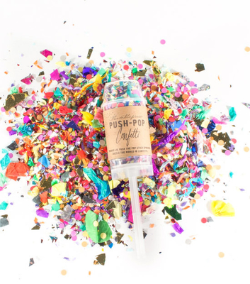 Il genere sicuro rivela l'effetto del fumo colorato del cannone confetti
