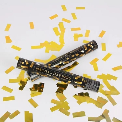 Colore effetto fumo Confetti portatili rivelare il genere cannone di polvere