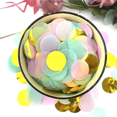 Confetti biodegradabili ecologici per blaster realizzati con carta di riso