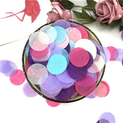Confetti biodegradabili ecologici per blaster realizzati con carta di riso