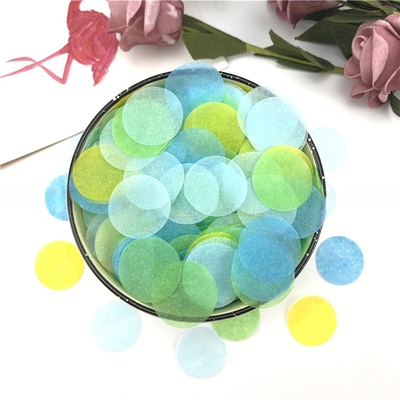 Confetti biodegradabili ecologici per blaster realizzati con carta di riso