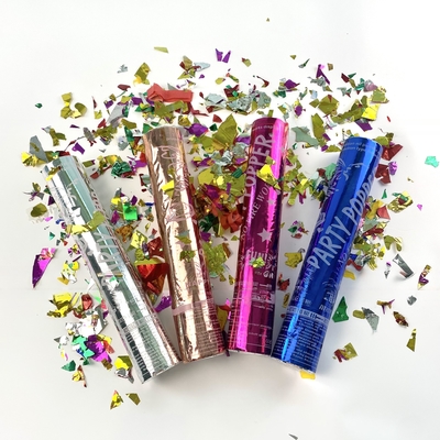Genere Confetti Poppers Biodegradabile Genere rivela confetti colore effetto fumo