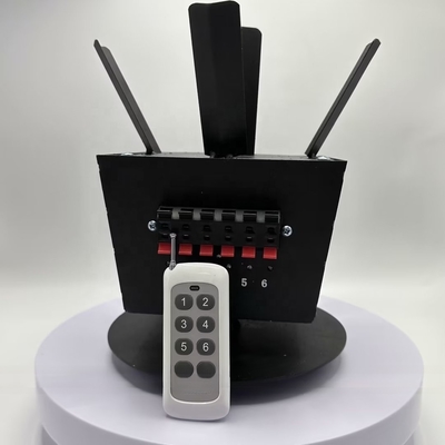 Sistemi di accensione a rotazione a controllo remoto per fontane da palco alimentate a batteria AA