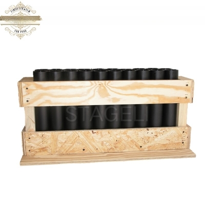 Rack per fuochi d'artificio in legno versatile