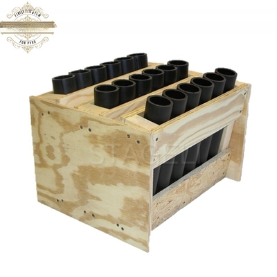Rack per fuochi d'artificio in legno versatile