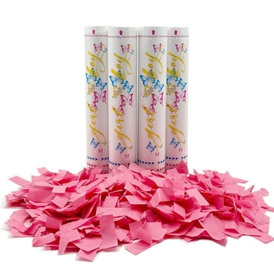 Confetti Eco-friendly Cannon Confetti Shooter Party Popper Confetti Cannon Biodegradabile Bambino Sesso rivelato