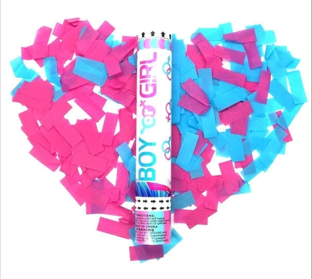Miglior prezzo genere rivela degradabile a prova di fiamma festa popper confetti cannone ragazzi o ragazze compleanno bambino bottiglia di ferro