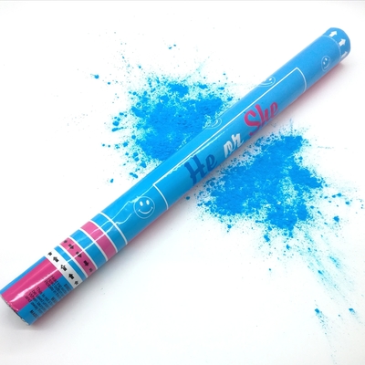 24&quot; Blu Rosa Sesso rivelare cannone di polvere Baby doccia cannone di fumo di aria compressa