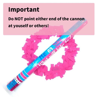 Ali Blu Rosa Confetti Biodegradabili Custom Fumo Rivelare il Genere Confetti Polvere Cannon Festa Popper Confetti