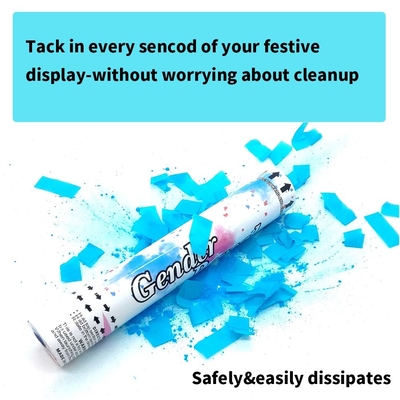 Confetti Eco-friendly Cannon Confetti Shooter Party Popper Confetti Cannon Biodegradabile Bambino Sesso rivelato