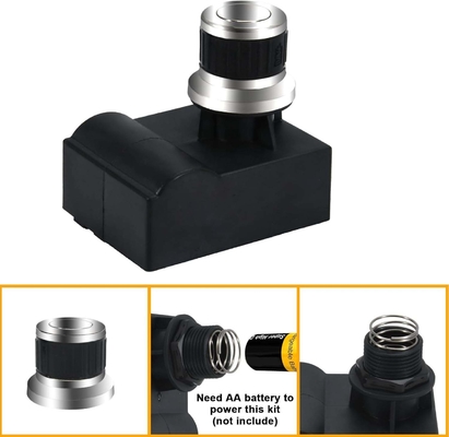 Generatore di scintilla universale certificato CSA &amp; CE Griglia a gas di fusione in plastica nera Electric Silver Push Button Igniter