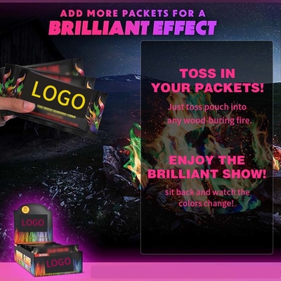 Colore Fuoco in polvere magica 10 x 10 g Fiamma magica Fuoco in polvere colorato Fiamme al neon