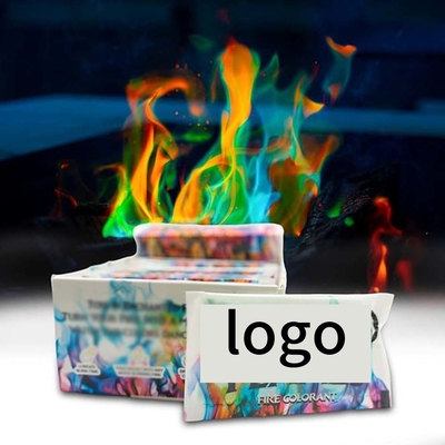 Effetti mistici Polvere magica Fiamme colorate vivaci Fuochi di giardino Camper Camini di campeggio Feste di Natale Feste di Capodanno Fuochi d'artificio