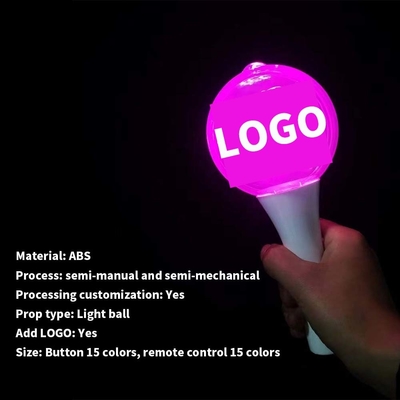 Festival LED Ball Sticks Light Up Ball Wand Per Concert Supply, LED Glow Flashing Stick