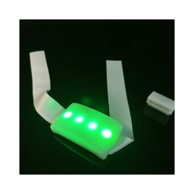 Controllo remoto personalizzato luminoso regolabile LED Light Up Bracelets NFC RFID Custom Promozionale