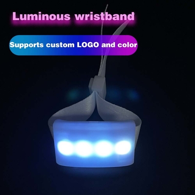 Controllo remoto personalizzato luminoso regolabile LED Light Up Bracelets NFC RFID Custom Promozionale