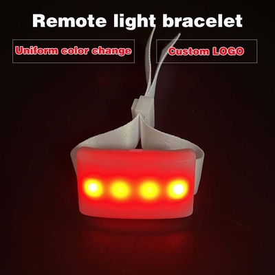 Controllo remoto personalizzato luminoso regolabile LED Light Up Bracelets NFC RFID Custom Promozionale