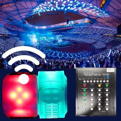 Controllo remoto personalizzato luminoso regolabile LED Light Up Bracelets NFC RFID Custom Promozionale