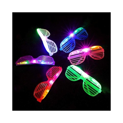 Occhiali a LED Occhiali da sole a neon Occhiali da sole illuminati Occhiali da festa Articoli Rave Costume Festa DJ Occhiali da sole Decorazione di festa di compleanno