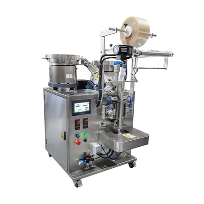Macchina di imballaggio a vite completamente automatica due vibratori vasche hardware bullone chiodo a viti contare borsa imballaggio