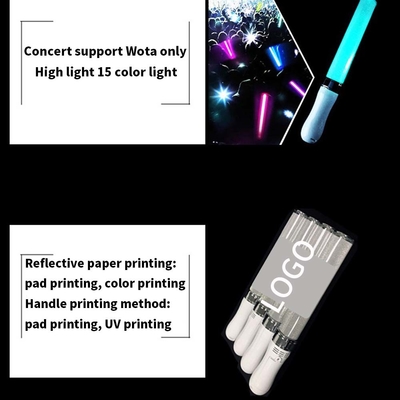 Acrilico Mini LED Stick con interruttore rotativo Custom Laser Logo Mini Glow Led Acrilico Stick Led Pen Light