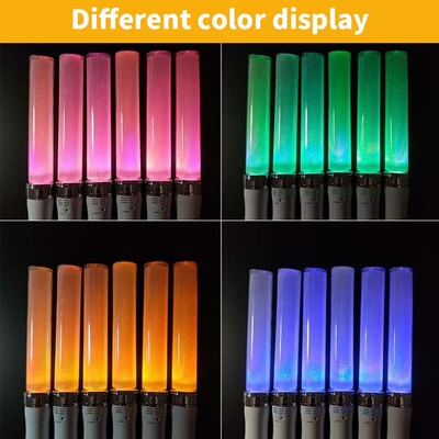 Acrilico Mini LED Stick con interruttore rotativo Custom Laser Logo Mini Glow Led Acrilico Stick Led Pen Light