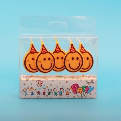 Cartoon Car Shaped Art Candles for Kids Decorazione torta fatta a mano in Messico Circa 110g