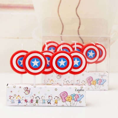 Cartoon Car Shaped Art Candles for Kids Decorazione torta fatta a mano in Messico Circa 110g