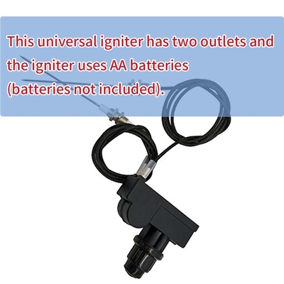 Batteria AA Due uscite Grill Igniter Con Pizzico filo 1 metro di lunghezza Due elettrodi