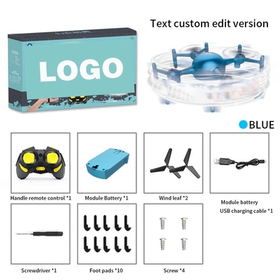 Display di controllo della gravità Drone a controllo remoto con luce fresca Show App Programmazione Editing di testo personalizzato