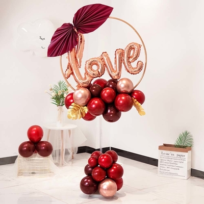 Ingrosso Decorazione matrimoniale Pallone Colonna Anello Bracket Via matrimoniale Pallone a piombo