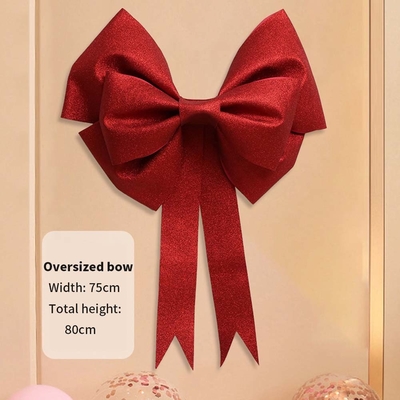 Decorazione domestica cravatte a mano di arco grande Bowknot di schiuma Eva per la decorazione di festa