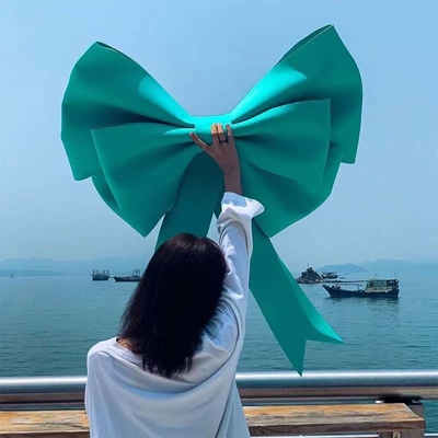 Decorazione domestica cravatte a mano di arco grande Bowknot di schiuma Eva per la decorazione di festa