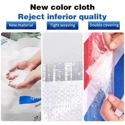 Acqua resistente peso personalizzato stratificato PE trapani di plastica trapani foglio di tessuto per copertura camion esterno