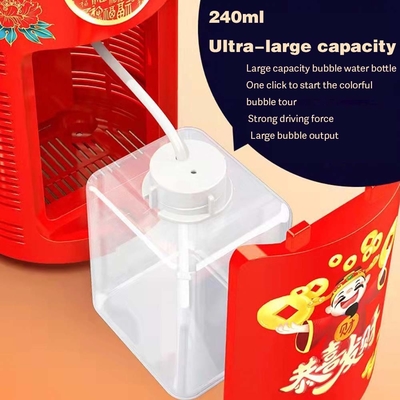 CE Electric Bubble Machine Portatile Firework Bubble Machine per feste e matrimoni Intervallo di età da 5 a 7 anni Realizzato in plastica