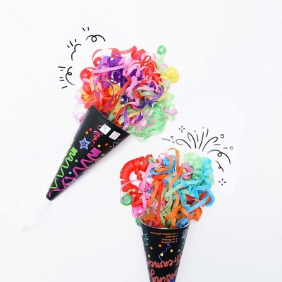 Streamer di confetti eco-compatibile per tutte le occasioni di festival Festa di matrimonio
