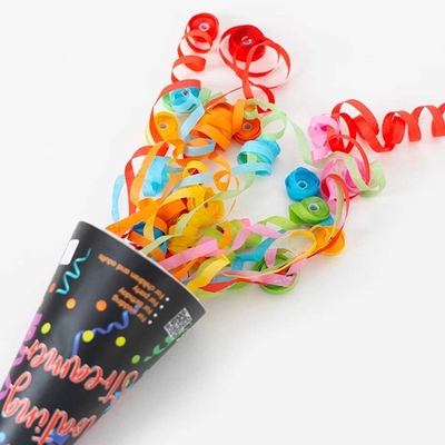 Streamer di confetti eco-compatibile per tutte le occasioni di festival Festa di matrimonio