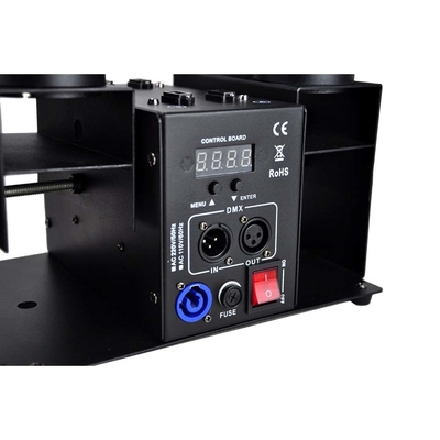 120W 4 teste elettronica lanciatore di confetti macchina con controllo DMX per matrimonio compleanno confetti cannone