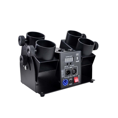 120W 4 teste elettronica lanciatore di confetti macchina con controllo DMX per matrimonio compleanno confetti cannone